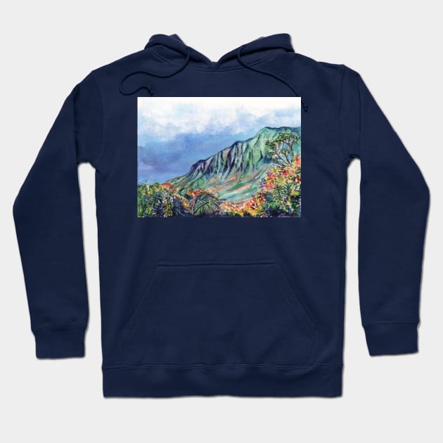 Kauai Kalalau Valley Hoodie by KauaiArtist